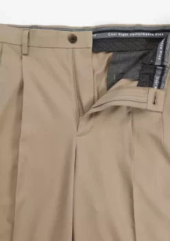 Haggar® Men's Cool Right Performance Flex Solid Classic Fit Pleat Pants -Hot Sale Haggar Store Belk 430