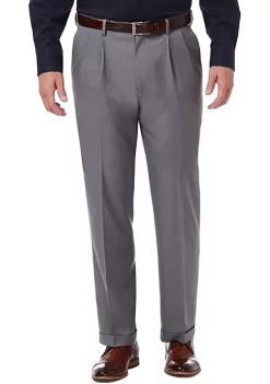 Haggar® Premium Comfort 4 Way Stretch Classic Fit Pleat Dress Pants -Hot Sale Haggar Store Belk 48