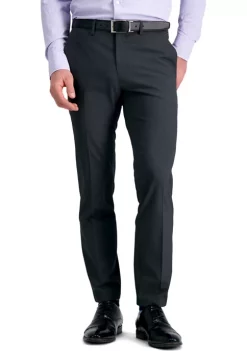 Haggar® 4-Way Stretch Ultra Slim Flat Front Dress Pant