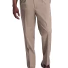 Haggar® Men's Iron Free Premium Khaki Classic Fit Pleat Front Hidden Comfort Waistband Casual Pants -Hot Sale Haggar Store Belk 51