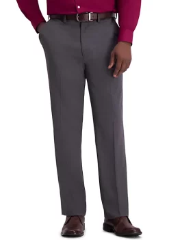 Haggar® 4 Way Stretch Diamond Weave Classic Fit Flat Front Suit Separate Pants -Hot Sale Haggar Store Belk 520