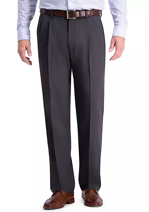 Haggar® Cool 18 PRO Classic Fit Pleat Pants 7 Haggar® Cool 18 PRO Classic Fit Pleat Pants - Image 5