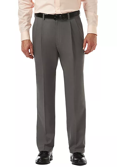 Haggar® Cool 18 PRO Classic Fit Pleat Pants 8 Haggar® Cool 18 PRO Classic Fit Pleat Pants - Image 6