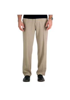 Haggar® Haggar Premium Comfort Checker Plaid Classic Fit Flat Front Dress Pant -Hot Sale Haggar Store Belk 538
