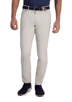 Haggar® The Active Series City Flex Traveler Slim Fit Flat Front 5-Pocket Casual Pants (Ripstop) -Hot Sale Haggar Store Belk 542