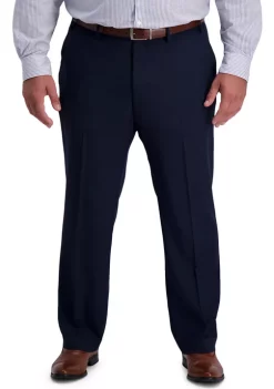 Haggar® Big & Tall Active Series Classic Fit Flat Front Active Flex Waistband Dress Pants