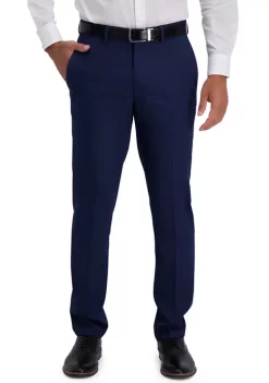 Haggar® Men's Stretch Basket Weave Slim Fit Flat Front Premium Flex Waistband Suit Separate Pants -Hot Sale Haggar Store Belk 558