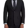Haggar® Men's Signature Herringbone Tailored Fit Two Button Flap Pocket Suit Separate Coat -Hot Sale Haggar Store Belk 559