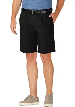 Haggar® Comfort Straight Fit Pleat Front Chino Short -Hot Sale Haggar Store Belk 569