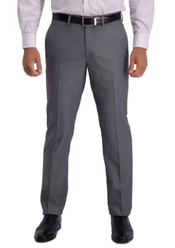 Haggar® Men's Stretch Subtle Grid Slim Fit Flat Front Premium Flex Waistband Suit Separate Pants -Hot Sale Haggar Store Belk 607