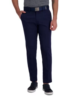 Haggar® Men's Cool Right Performance Flex Solid Slim Fit Flat Front Pants -Hot Sale Haggar Store Belk 620