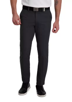 Haggar® Men's Cool Right Performance Flex Solid Slim Fit Flat Front Pants -Hot Sale Haggar Store Belk 621
