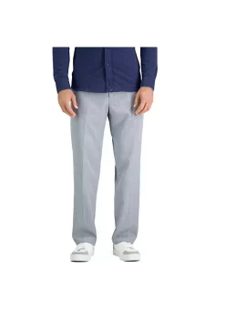 Haggar® Haggar Premium Comfort Melange Broken Twill Classic Fit Flat Front Dress Pant