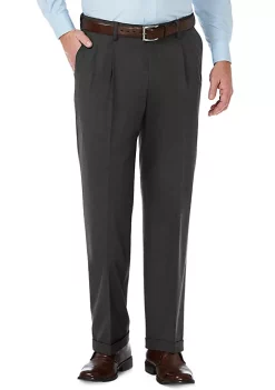 Haggar® Stretch Sharkskin Classic Fit Pleat Front Suit Pant -Hot Sale Haggar Store Belk 697