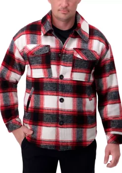 Haggar® Supersoft Plaid Shacket