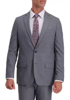 Haggar® Men's Stretch Subtle Grid Slim Fit 2 Button Side Vent Suit Separate Coat -Hot Sale Haggar Store Belk 736