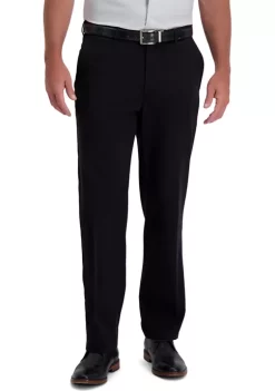Haggar® Classic Fit Charcoal Twill Pants
