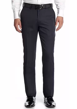 Haggar® Tailored Fit Wrinkle Free Stria Stripe Flat Front Performance Suit Separate Pants