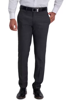 Haggar® Men's Stretch Windowpane Slim Fit Flat Front Premium Flex Waistband Suit Separate Pants -Hot Sale Haggar Store Belk 757
