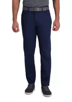 Haggar® The Active Series City Flex Traveler Slim Fit Flat Front 5-Pocket Casual Pants (Dull Shine) -Hot Sale Haggar Store Belk 841