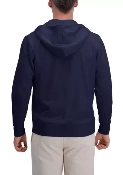 Haggar® Full Zip Solid Fleece Hoodie Sweatshirt -Hot Sale Haggar Store Belk 850