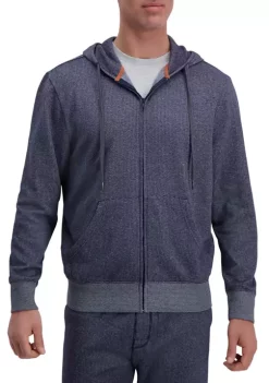 Haggar® Full Zip Textured Fleece Hoodie Sweatshirt 10 Haggar® Full Zip Textured Fleece Hoodie Sweatshirt -Hot Sale Haggar Store Belk 857