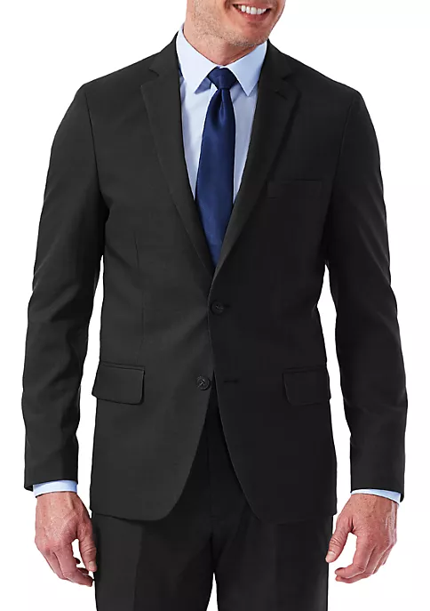 Haggar® EXS Stretch Performance Slim Fit Melange Gabardine Suit Coat 5 Haggar® EXS Stretch Performance Slim Fit Melange Gabardine Suit Coat - Image 3