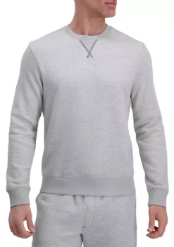 Haggar® Crewneck Solid Fleece Sweatshirt -Hot Sale Haggar Store Belk 884