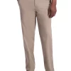 Haggar® Men's Iron Free Premium Khaki Classic Fit Flat Front Hidden Comfort Waistband Casual Pants -Hot Sale Haggar Store Belk 9
