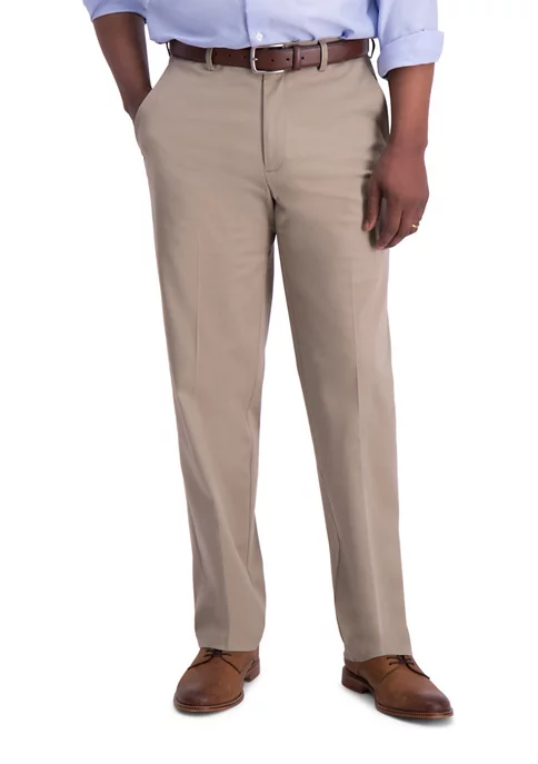 Haggar® Big & Tall 4 Way Stretch Classic Fit Flat Front Dress Pants 5 Haggar® Big & Tall 4 Way Stretch Classic Fit Flat Front Dress Pants - Image 3