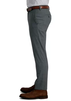 Haggar® Men's Signature Glen Plaid Windowpane Tailored Fit Flat Front Premium Flex WB Suit Separate Pants -Hot Sale Haggar Store Belk 905