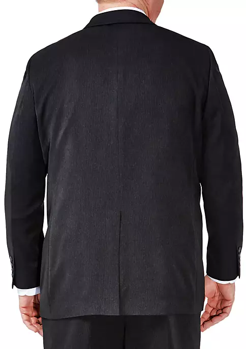 Haggar® B&T Travel Performance Heather Pinstripe Classic Fit Suit Coat 4 Haggar® B&T Travel Performance Heather Pinstripe Classic Fit Suit Coat - Image 2